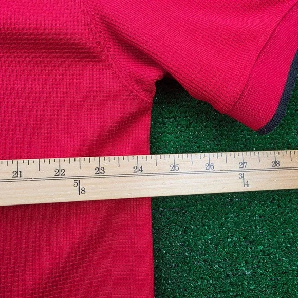 Maryland Terrapins Polo Shirt Mens XL Red Black Testudo Turtle Logo Active NCAA - Picture 4 of 7